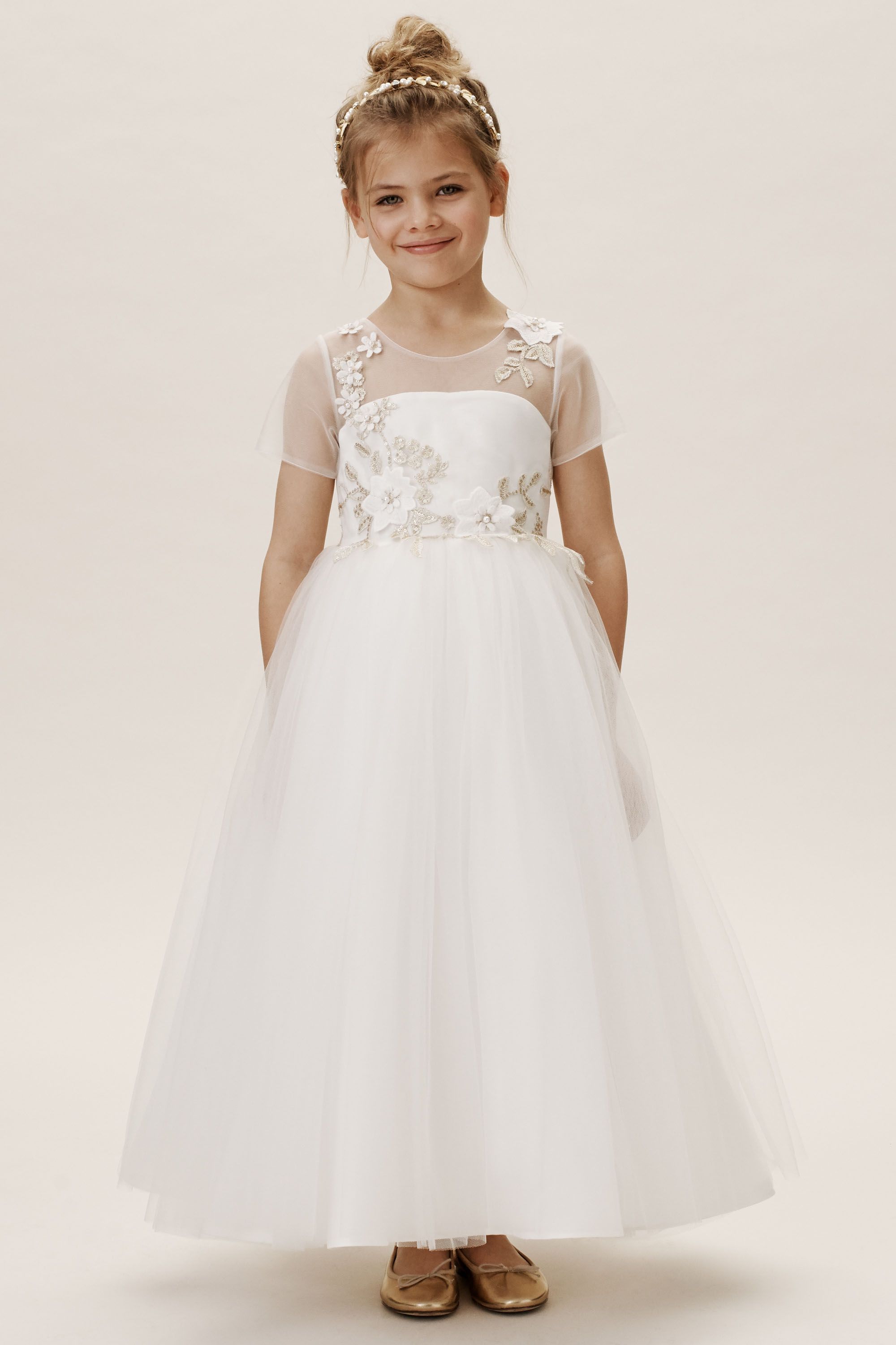 flower girl gown design