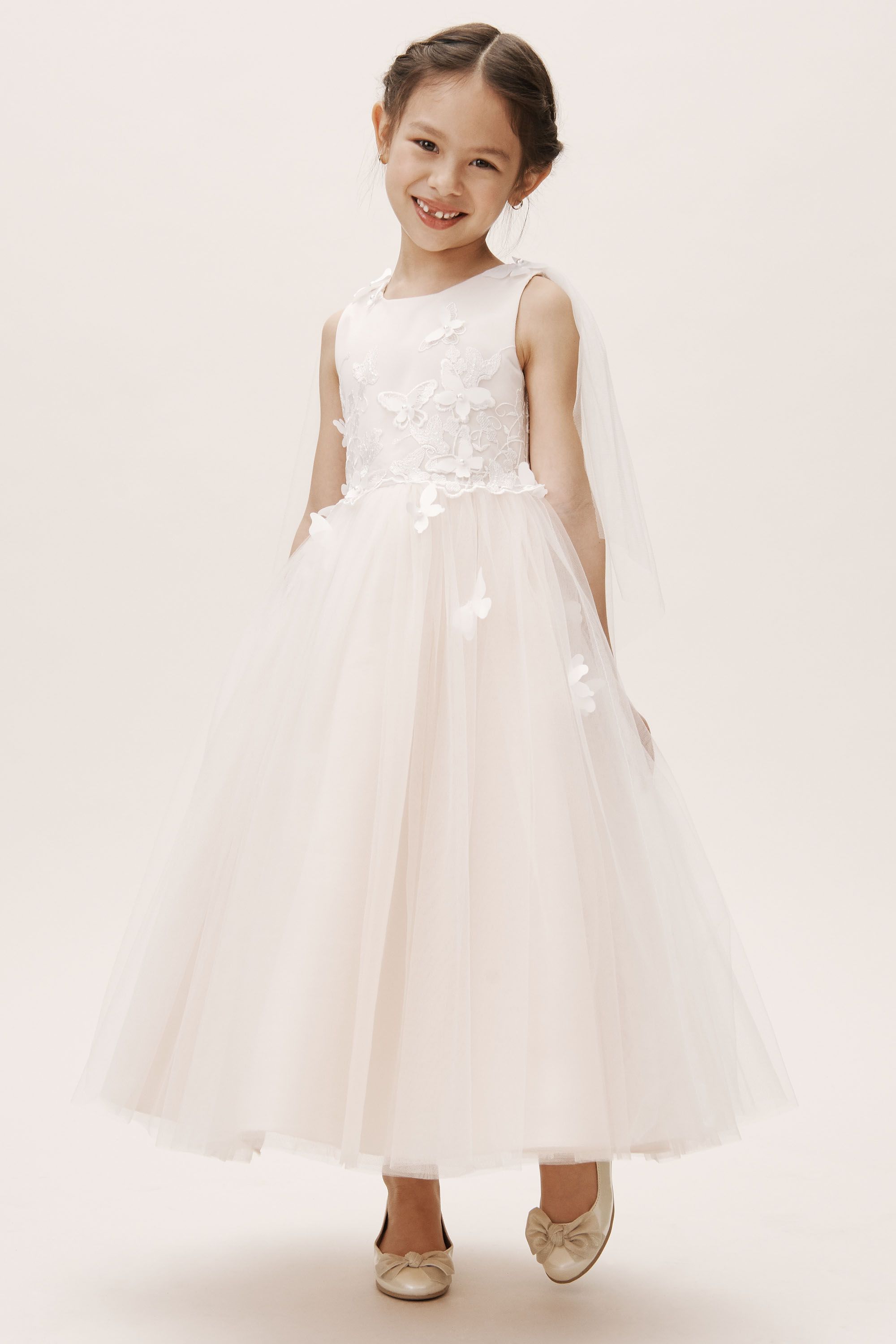 flower girl dresses with butterflies