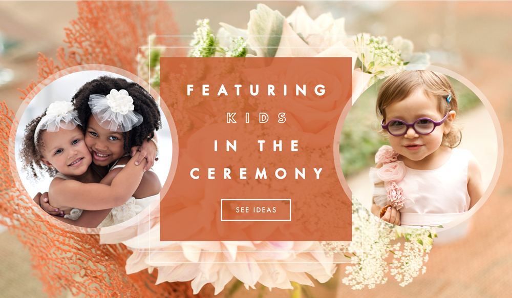 Kids and Weddings Cute Ceremony Ideas For Children Inside Weddings