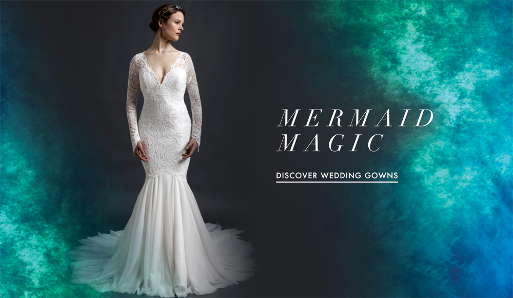 Mermaid Wedding Dresses for Sexy, Curvy Brides Inside Weddings
