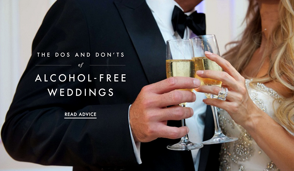 AlcoholFree Weddings The Dos and Dont's of Dry Weddings Inside Weddings