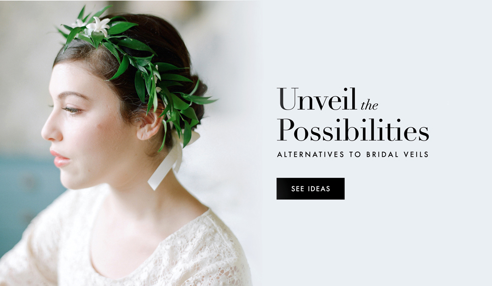 Hair Accessory Alternatives to Traditional Bridal Veils Inside Weddings