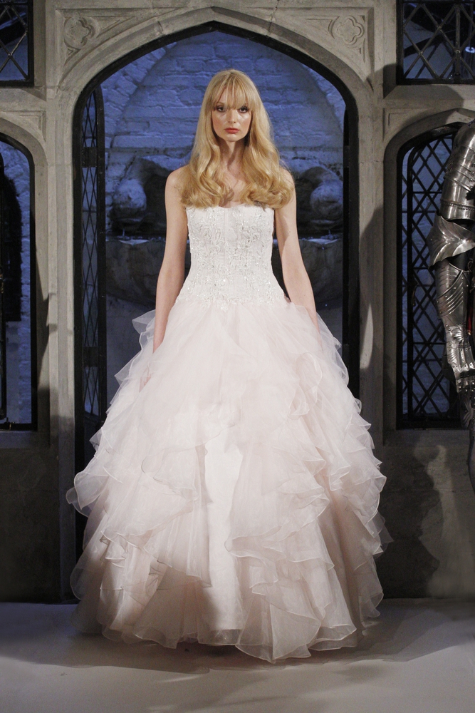 Oleg Cassini Wedding Dresses Ruffles