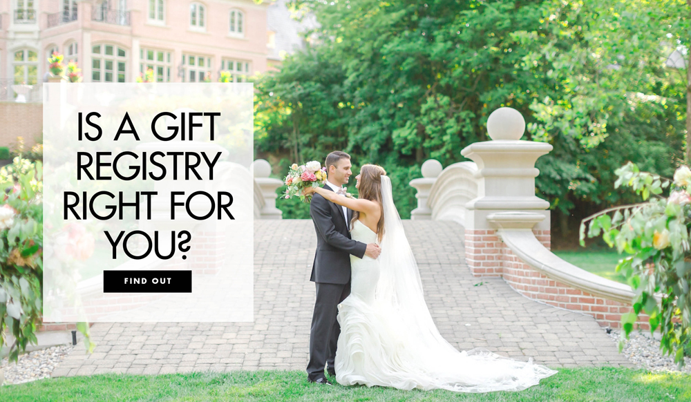 Wedding Registry Gift Registry vs. Giving to Charity